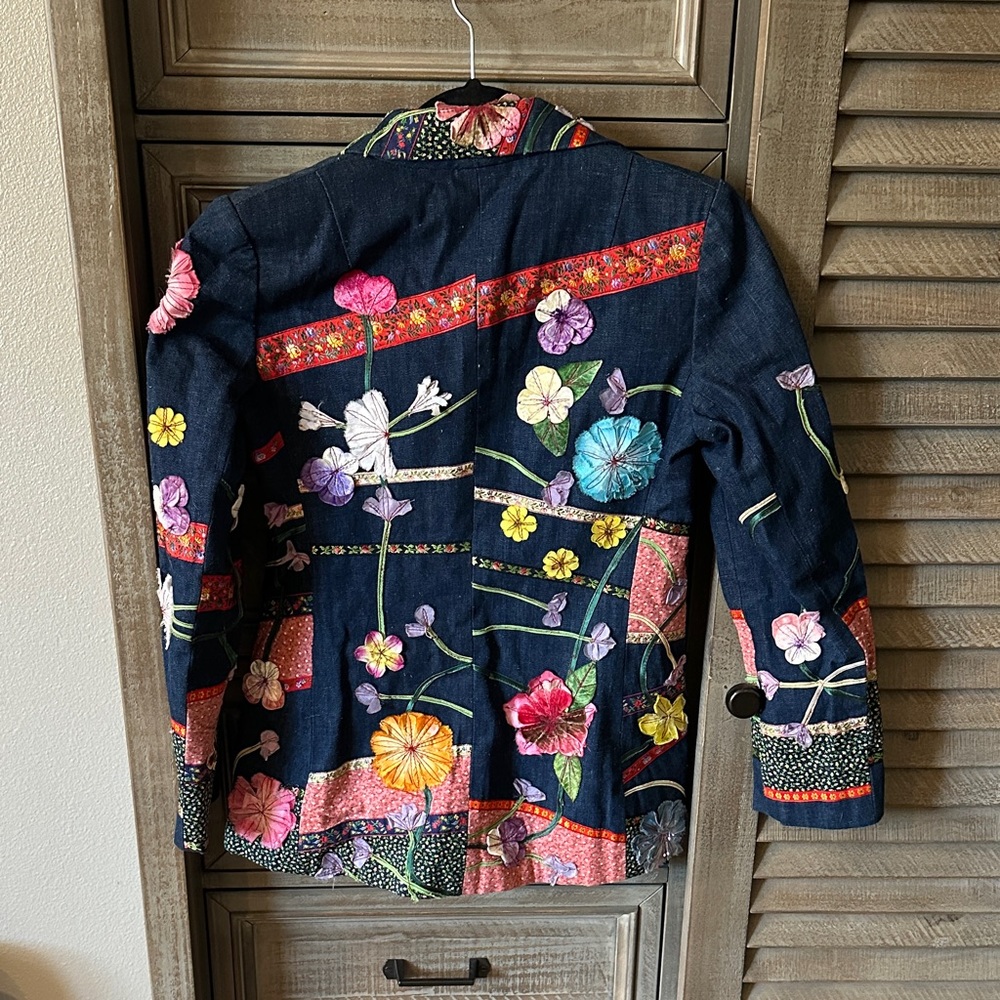 Vintage 70s Patchwork Above The Crowd Multicolor … - image 3